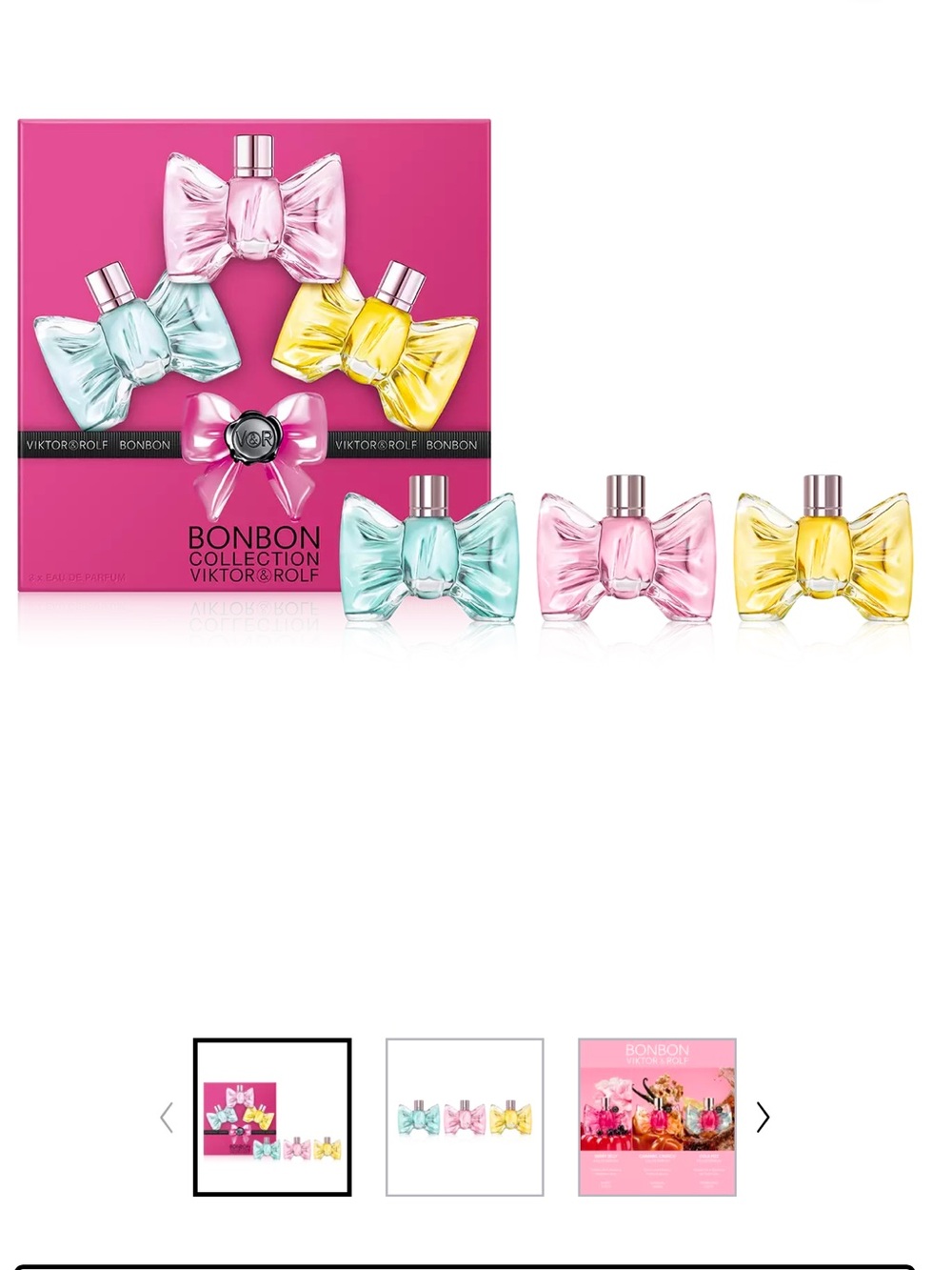 Viktor & Rolf Bonbon Collection Gift Set - Pink with Blue and Yellow Accents